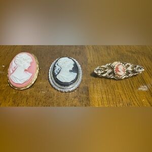 Vintage Cameo Brooches